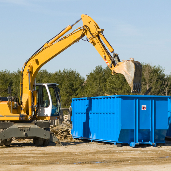 are there any restrictions on where a residential dumpster can be placed in Morrison IL